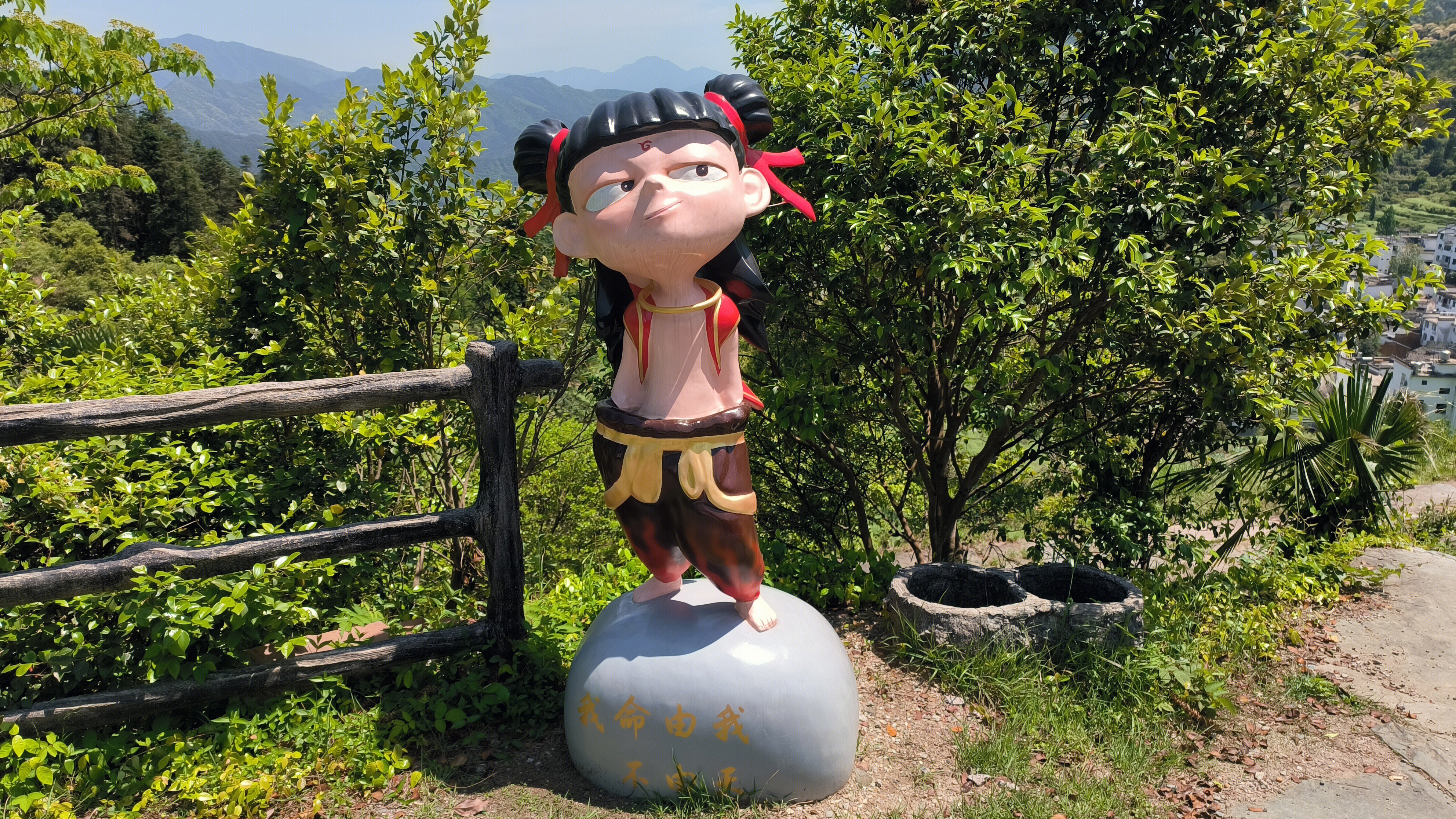 哪吒雕像 《哪吒闹海》雕塑
