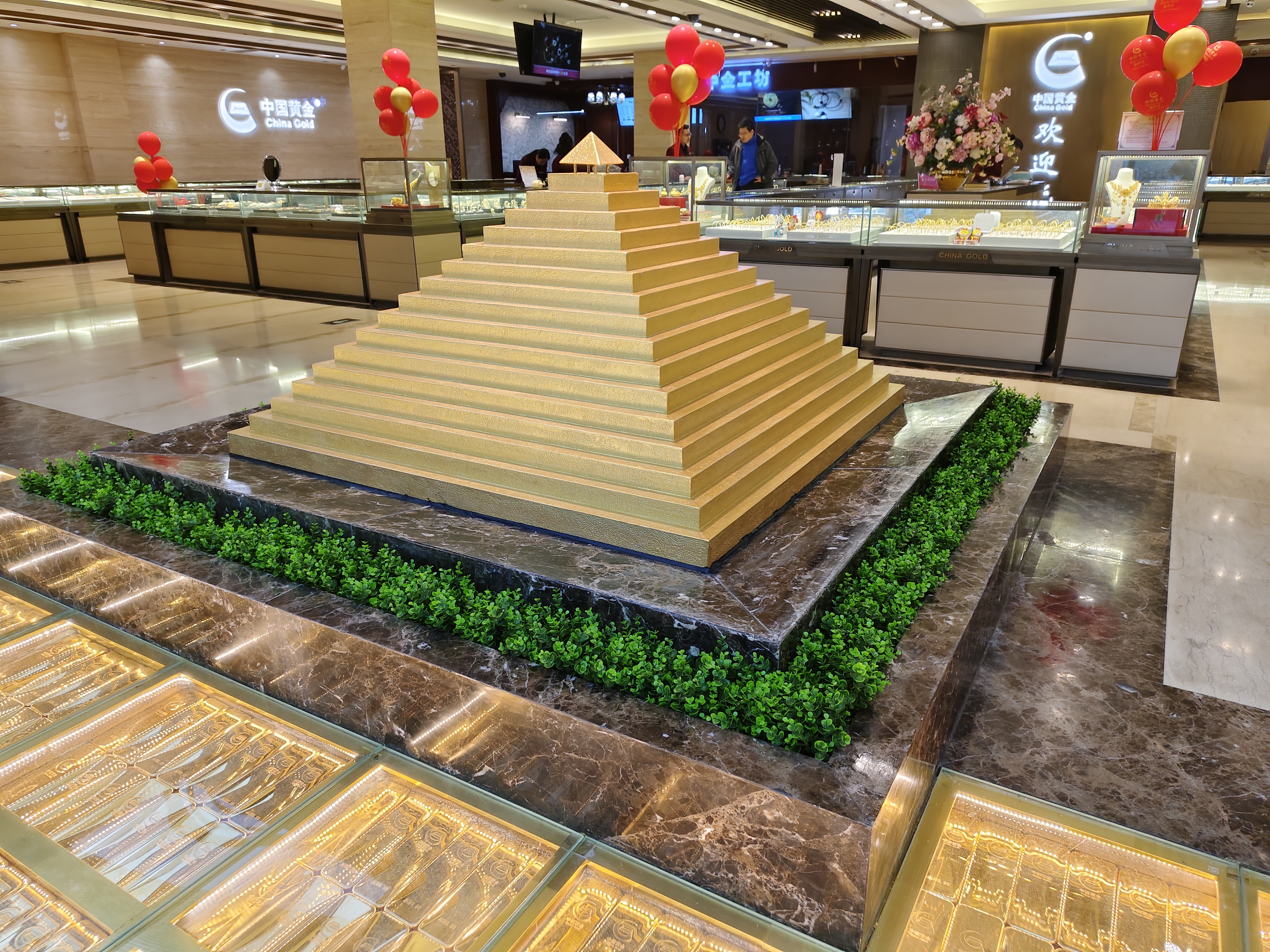中国黄金 金店展品 金店