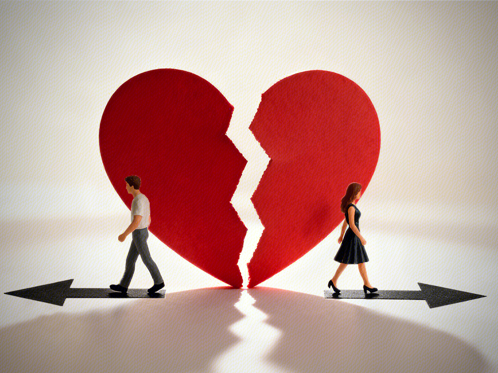 离婚 感情破裂 分道扬镳 分离