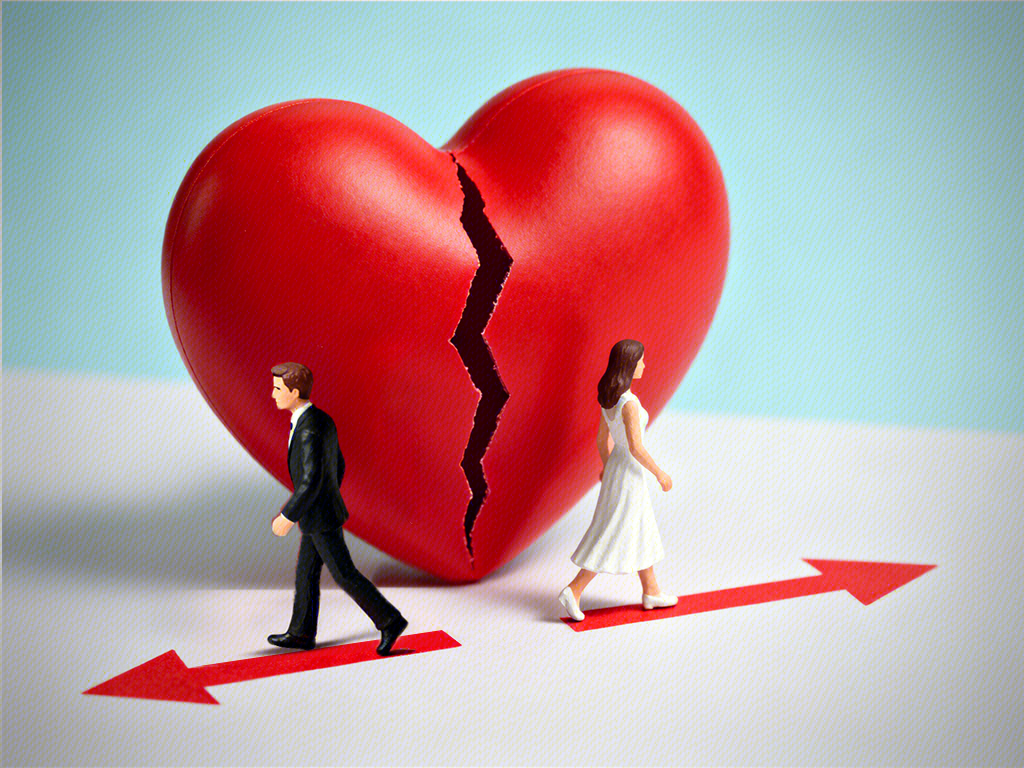 离婚 感情破裂 分道扬镳 分离
