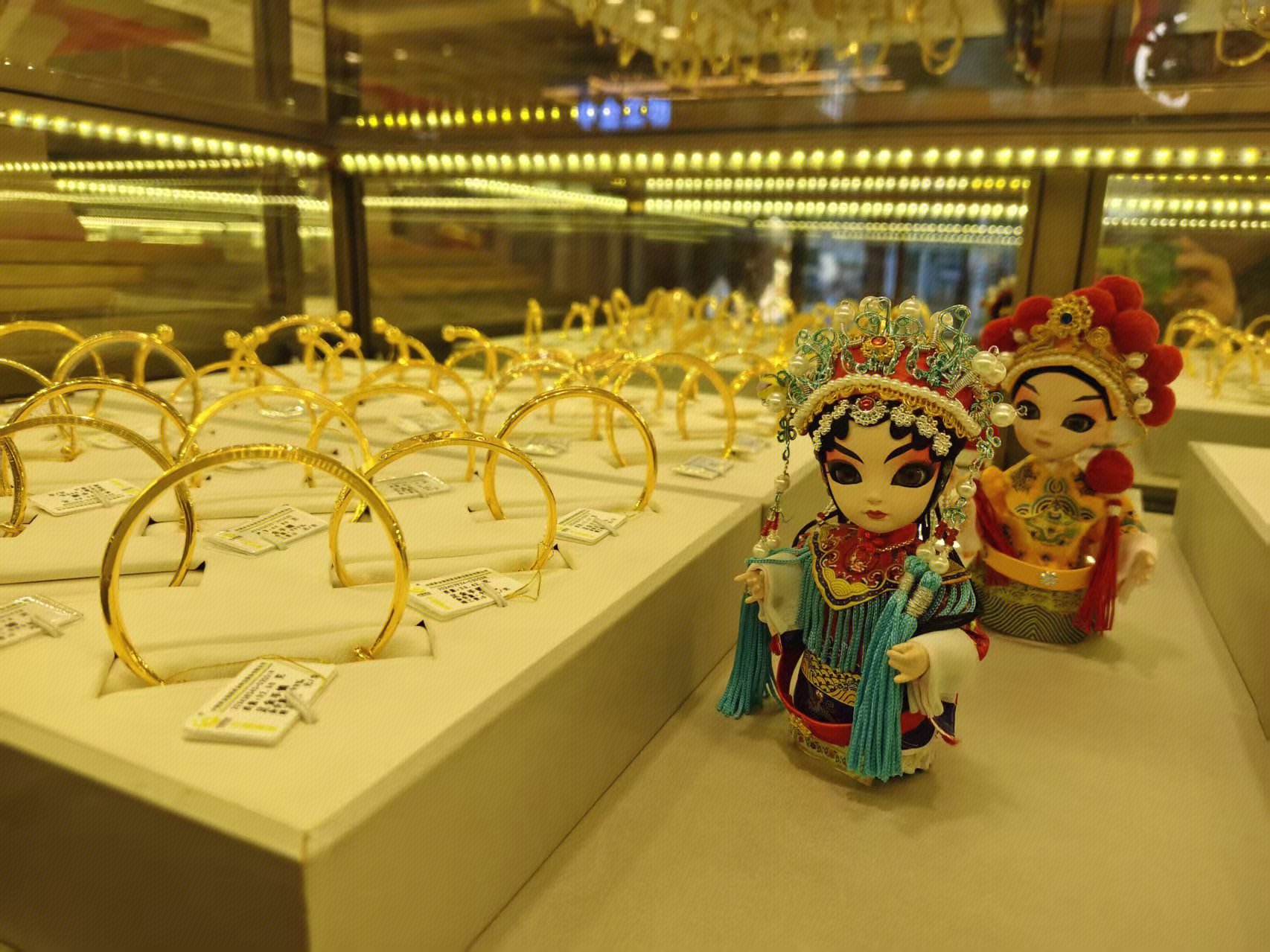 中国黄金 金手镯 金首饰 黄金饰品