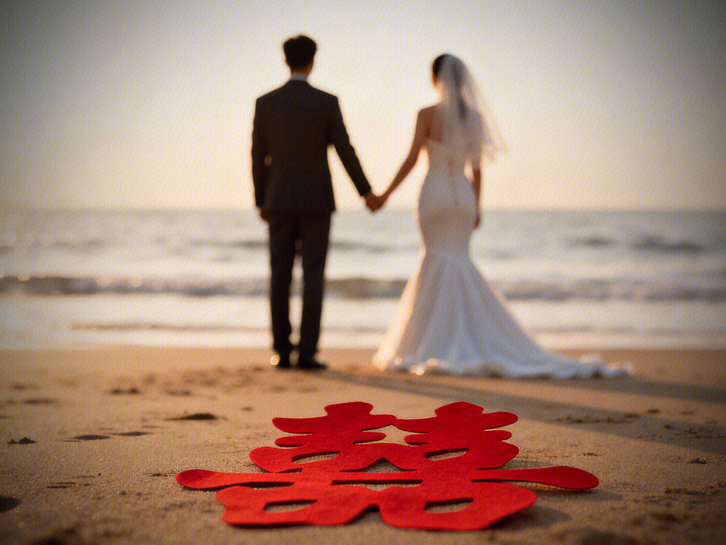 结婚 婚姻 夫妻 在一起 幸福 美好 喜