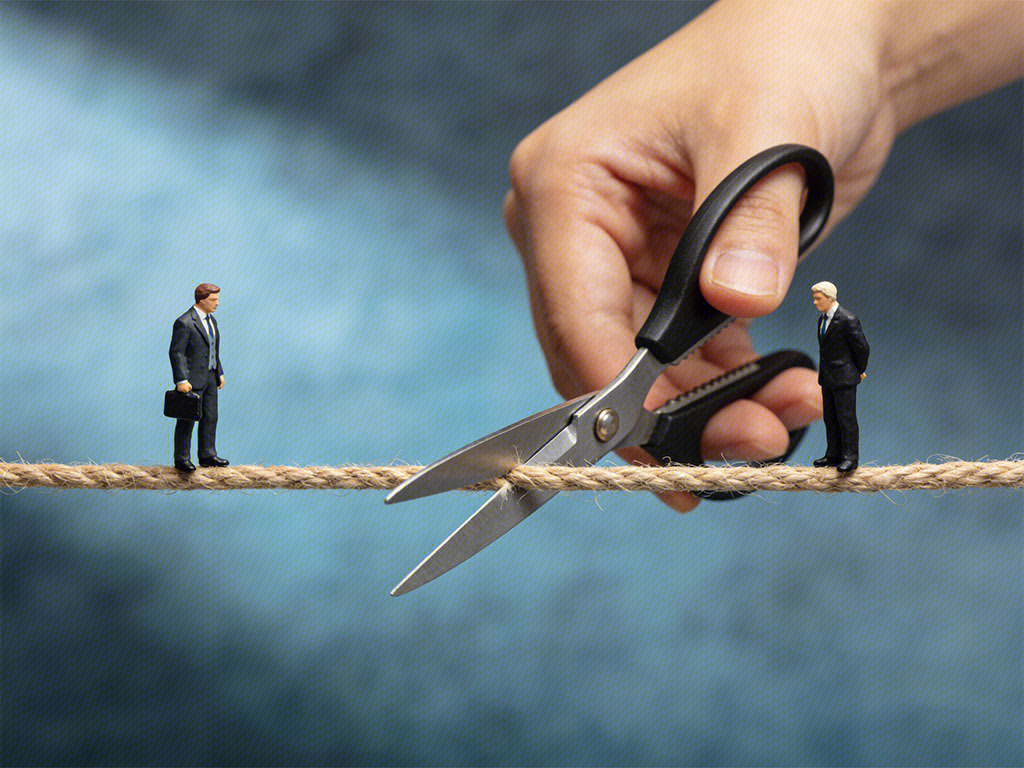 撇清关系 剪断 拒绝联络