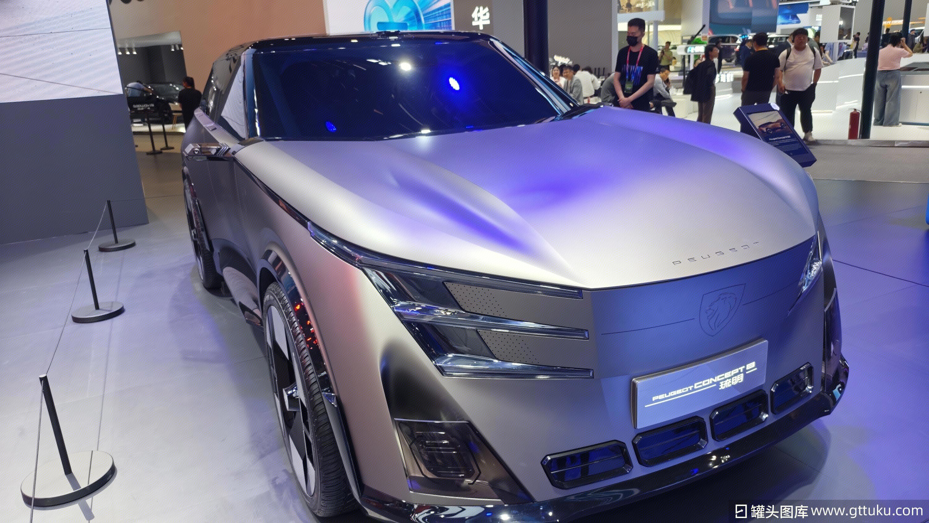 标致Concept8 标志琉明 概念车标致汽车 智电旗舰SUV
